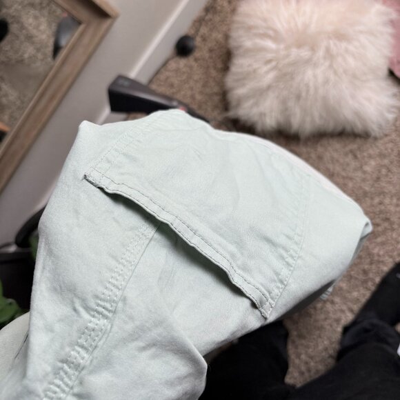 Standard Cloth Turquoise Cargo Pants - Small - Picture 3 of 15